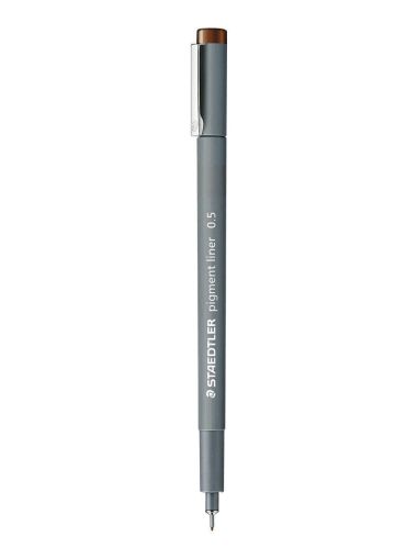 Тънкописец Staedtler Pigment Liner 308, 0.5, кафяв