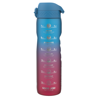 Бут. за вода Ion8 Mot., рец.пл,1000ml, Blue/Pink