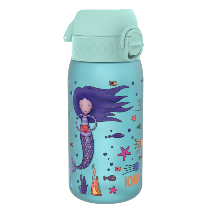 Бутилка за вода Ion8 Print, рец.пл, 350ml,Mermaids