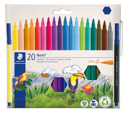 Флумастри Staedtler Noris 326, 20 цвята