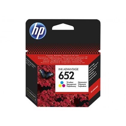 HP Патрон F6V24AE, NO652, 200 страници/5%, Color