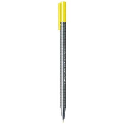 Тънкописец Staedtler Triplus 334, неон жълт 101