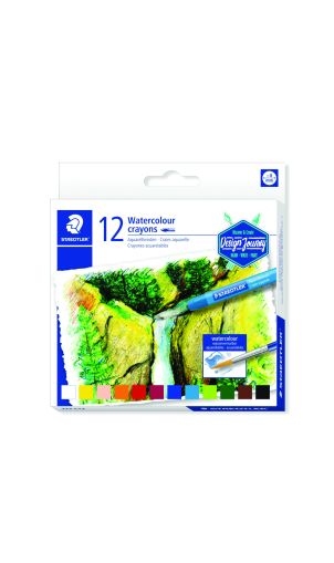 Акварелни пастели Staedtler Design Journey, 12 цвята