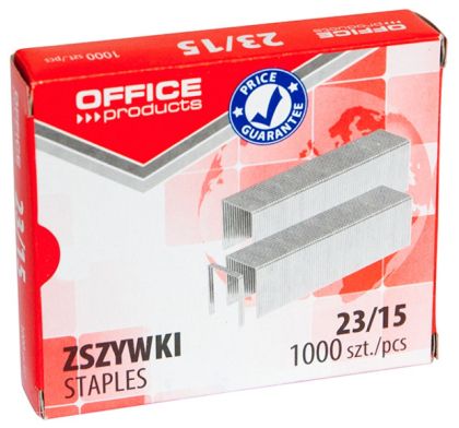 Телчета Office Products 23/15, до 120 листа, опаковка 1000