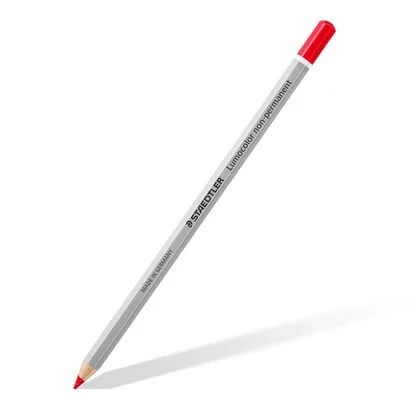 Цветен молив Staedtler Lumocolor omnichrom 108, червен