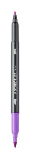 Акварелни флумастри Staedtler 3001, двув, лавандула 62