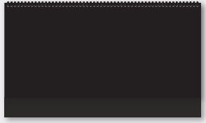 Настолен календар-бележник, НКГ 2, черен