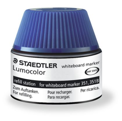 Мастило Staedtler488 51 за Маркер за бяла дъска, 20ml, син