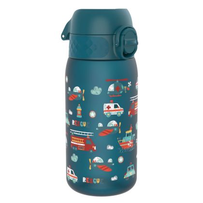 Бутилка за вода Ion8 Print, рециклирана пластмаса, 350ml, ПРЕВОЗНИ СРЕДСТВА