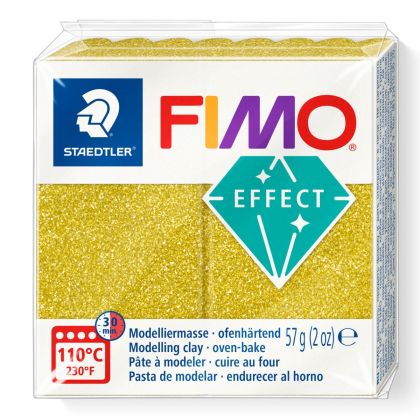 Полимерна глина Staedtler Fimo Effect,57g, блестящо златист 112