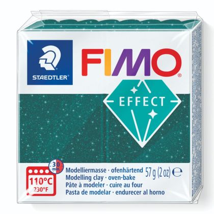 Полимерна глина Staedtler Fimo Effect, 57g, галактическо зелено 562