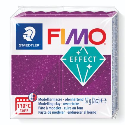 Полимерна глина Staedtler Fimo Effect, 57g, галактическо лилав 602