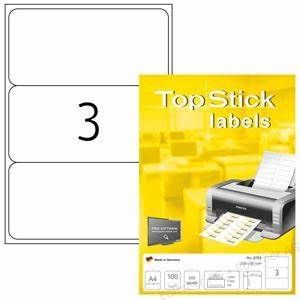 Етикети TopStick 8793, 200х95mm, 100л. (300бр)