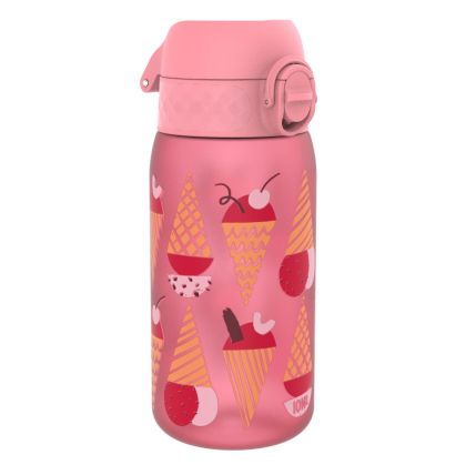 Бутилка за вода Ion8 Print, рециклирана пластмаса, 350ml, СЛАДОЛЕД