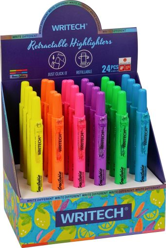 Дисплей текстмаркери с механизъм Writech, 24 броя