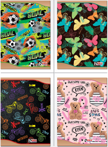 Тетрадка Deis, А5, 40л, ГК, телчета, кидс 2025