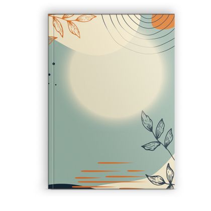 Бележник Unistyle А5, БЕЖ/ЗЕЛЕН