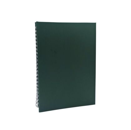 Бележник с полускрита спирала Elegance, ЗЕЛЕН