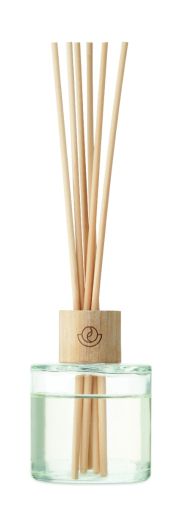 Арома дифузер с 6 тръстикови пръчици, прозрачен
