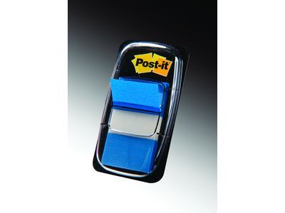 Сигнални ленти 3М Post-it 680, 25.4x43.2mm, син