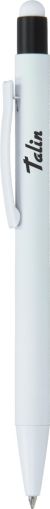Метална Химикалка Talin с touch функция, бяла