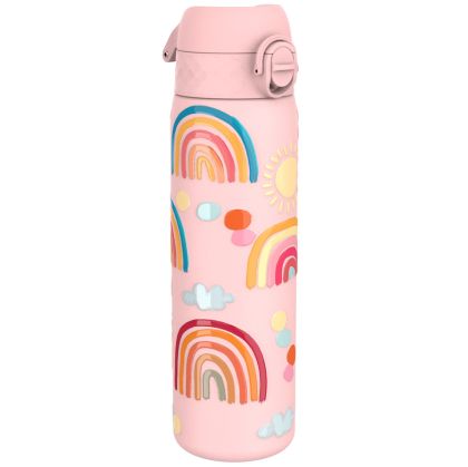 Термо бутилка за вода Ion8 Print, метална, 500ml, ДЪГА