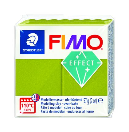 Полимерна глина Staedtler Fimo Effect,57g, металическо зелен 51