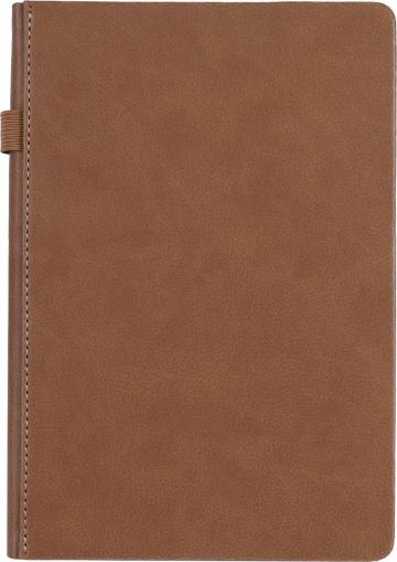 Бележник Ponte A5, линиран, 192 страници , КАФЯВ