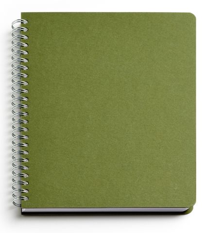 Бележник със спирала Сатурн, А5, зелен