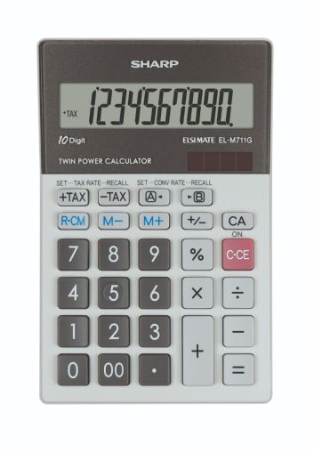 Настолен калкулатор Sharp ELM711G, 10 разряда