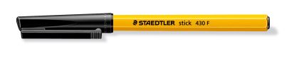 Химикалка Staedtler Stick 430 F, черна