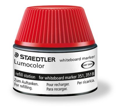 Мастило Staedtler488 51 за Маркер за бяла дъска, 20ml, червен