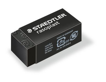 Гума Staedtler Rasoplast 526 B40, 33x16x13mm,черна