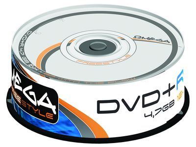 DVD+R Omega Freestyle 4.7GB, 16x, опаковка 25 на шпиндел