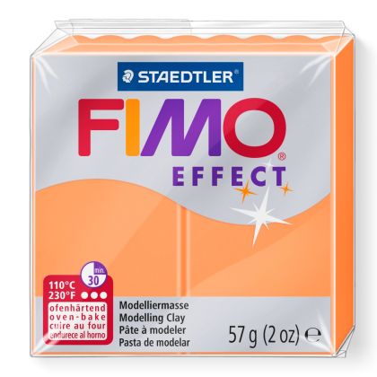 Полимерна глина Staedtler Fimo Effect,57g, неон оранжев 401