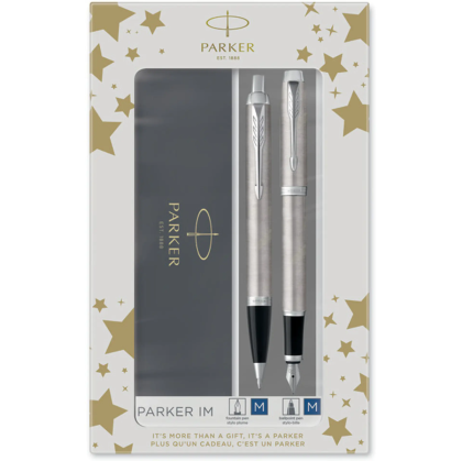 Комплект Parker IM Stainless Steel CT, химикалка и писалка