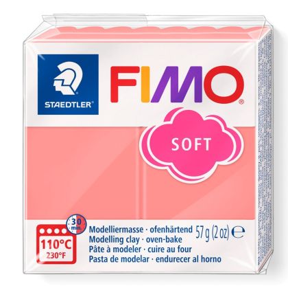 Полимерна глина Staedtler Fimo Soft 8020, 57g, грейпфрут