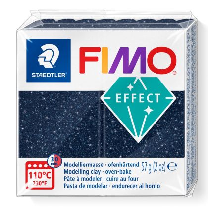 Полимерна глина Staedtler Fimo Effect, 57g, галактическо син 352