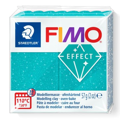 Полимерна глина Staedtler Fimo Effect, 57g, галактически тюркоаз 392