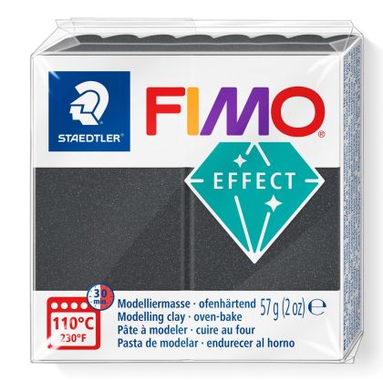 Полимерна глина Staedtler Fimo Effect,57g, мет.сив 91