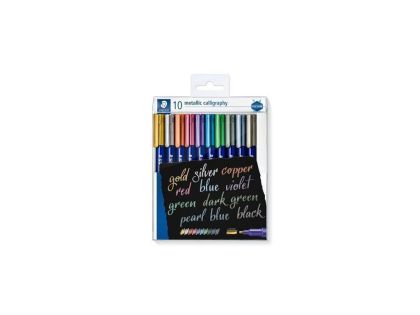 Калиграфски маркери Staedtler  Design Journey , металикови, 10цв