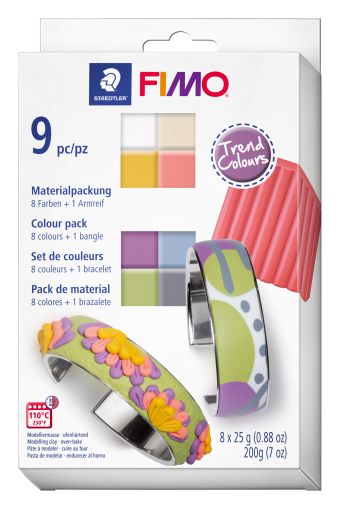 Комплект глина Staedtler Fimo Soft, 9 части