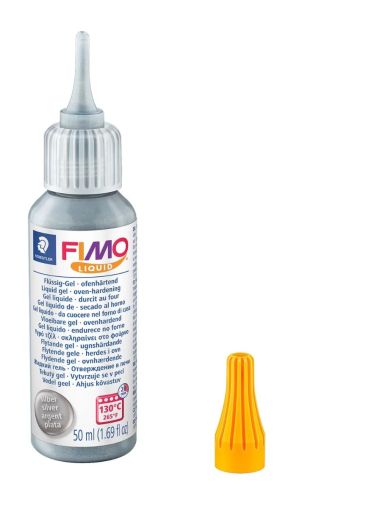 Гел за декорации Staedtler Fimo, 50ml, сребрист