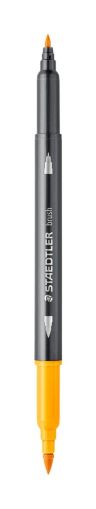 Акварелни флумастри Staedtler 3001, двув, жълт 110