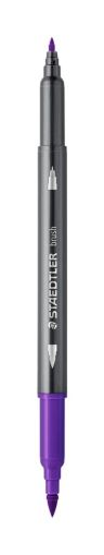 Акварелни флумастри Staedtler 3001, двув, лилав 6