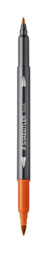 Акварелни флумастри Staedtler 3001, двув, светлокафяв 73