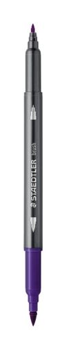 Акварелни флумастри Staedtler 3001, двув, тъмнолилав 60