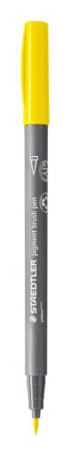 Флумастер Staedtler Pigment Brush 371, жълт 1