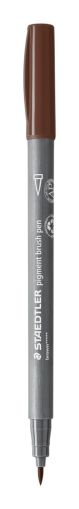 Флумастер Staedtler Pigment Brush 371, кафяв 76