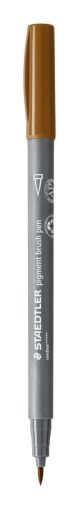 Флумастер Staedtler Pigment Brush 371, свкафяв 790